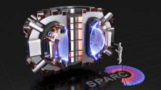 The planned fusion reactor from CFS, Sparc.