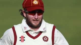 Alex Wakely in action for Northants