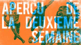 A BBC graphic previewing week two