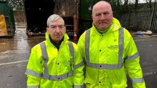 Tony Scanlon and Kenny McAdam saved the day for a local family