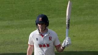 Dan Lawrence scored an unbeaten century on day one in Manchester