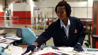 Royal Mail sorting office