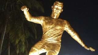 Statua Ronalda u indijskoj saveznoj državi Goa