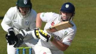 Former Yorkshire skipper Alex Lees was out for 99 for the first time in his 120-match first-class career
