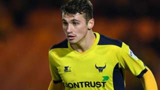 Oxford United midfielder Ryan Ledson