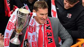 Exeter City manager Matt Taylor