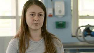 A picture of Megan Higgins from the NHS's new videon on long Covid