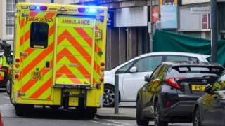 Ambulance in Carrickfergus