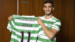 Liel Abada shows off his new Celtic colours