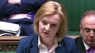 Foreign Secretary Liz Truss speaks in the Commons on 17 May 2022