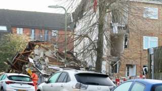 Collapsed building