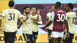 Manchester United celebrate