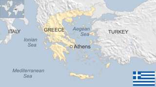 Map of Greece