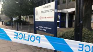Roads have been closed off after suspicious package has been handed into Parkside Police Station in Cambridge