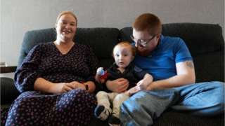 Louise, Andy and Ethan Davies
