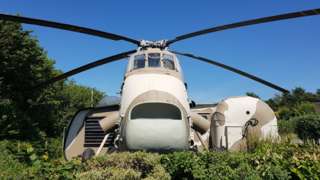 Gallahad glamping helicopter