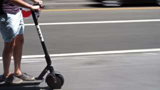Bird runs the e-scooter trial in Canterbury