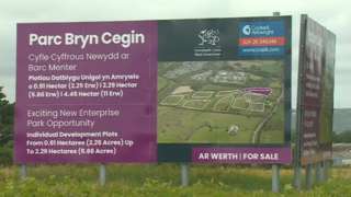 Bryn Cegin business park has been owned by the Welsh Government since 2000