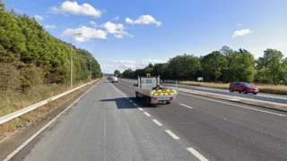 M62 near junction 37