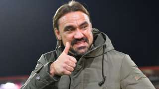 Norwich City manager Daniel Farke