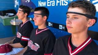 Young baseball players using Muse headbands
