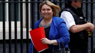 Karen Bradley in Downing Street