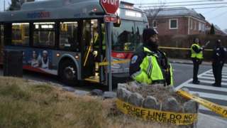 police at a crime scene