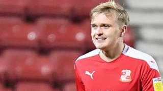 Matt Smith while on loan at Swindon Town