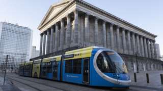Tram in Birmingham