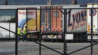 Sea border checks at Belfast Port