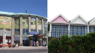 Weymouth Pavilion and Greenhill chalets