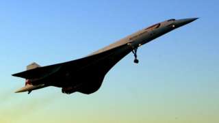 Concorde in flight