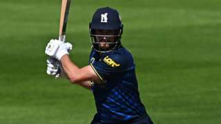 Warwickshire skipper Will Rhodes hit five sixes in his maiden List A ton, beating his previous best of 76 for the Bears
