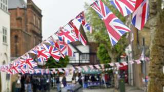 Bunting for a street party
