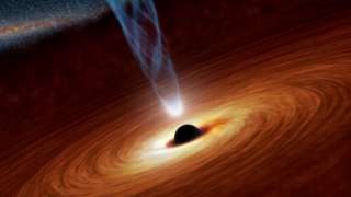 NASA艺术家太阳系黑洞印象图，资料图片，/Handout/File Photo