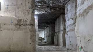 Inside Portland quarry