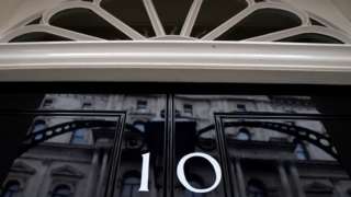 Number 10's door