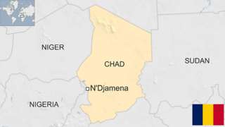 Map of Chad