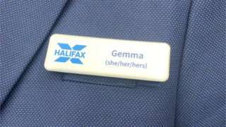 Halifax name badge