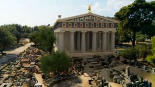 A digital impression of Ancient Olympia