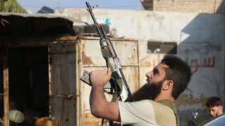 Fighter from Faylaq al-Sham group