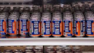 Irn Bru cans