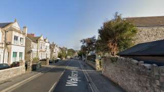 Walliscote road in Weston-super-Mare