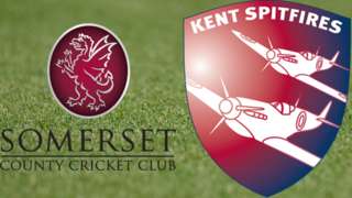 Somerset v Kent badges