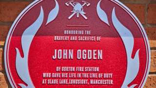 plaque marking John Ogden's life