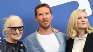 Jane Campion, Benedict Cumberbatch and Kirsten Dunst