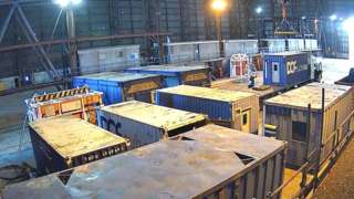 Orca equipment at Burntisland