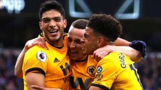 Raul Jimenez, Diogo Jota, Morgan Gibbs-White, Wolverhampton Wanderers