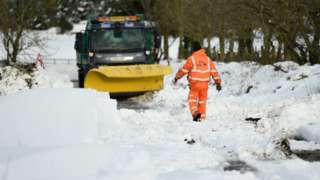 Storm Christoph snow