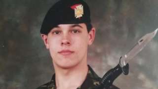 Luke Leventhal during his military career